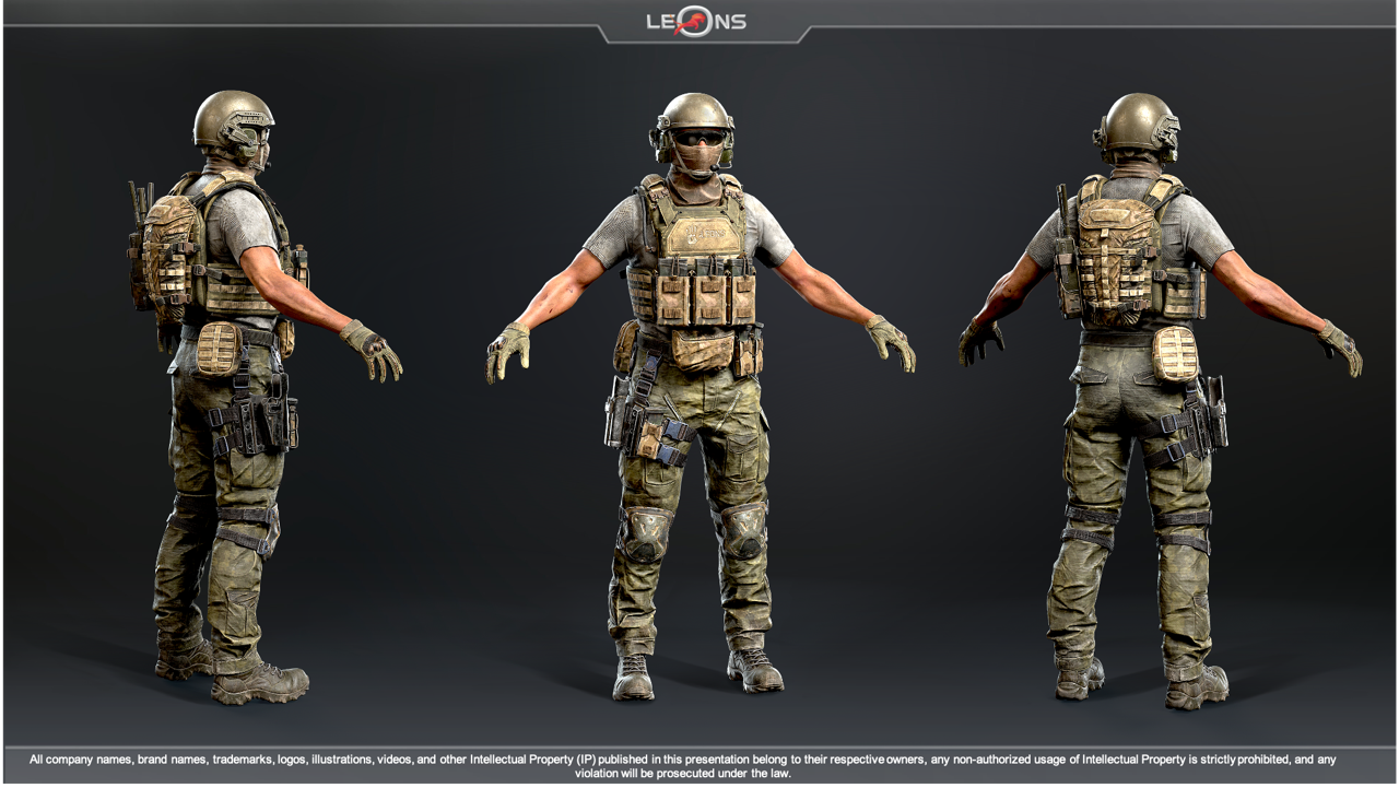 AAA 3D Character Art - Leons Digital Game Art Studio