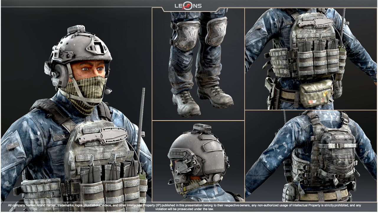 AAA 3D Character Art - Leons Digital Game Art Studio